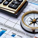 Automated accounting system displaying real-time financial data analysis, acting as a compass for business decisions.